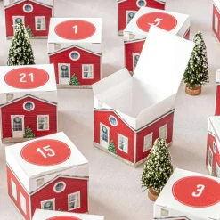 Adventskalender zum Selbstbefüllen "Schwedenhäuschen"