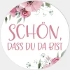 Aufkleber Geburtstag Bohemian Summer