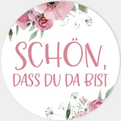 Aufkleber Geburtstag Bohemian Summer