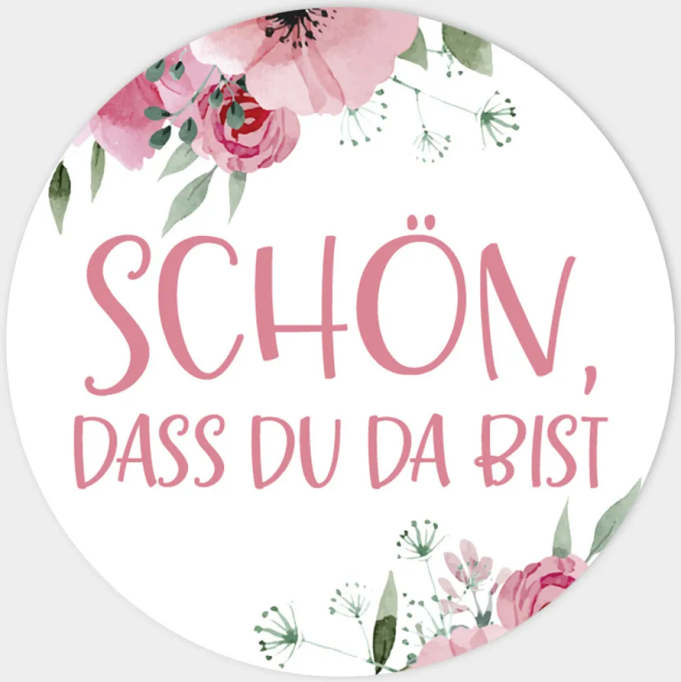 Aufkleber Geburtstag Bohemian Summer