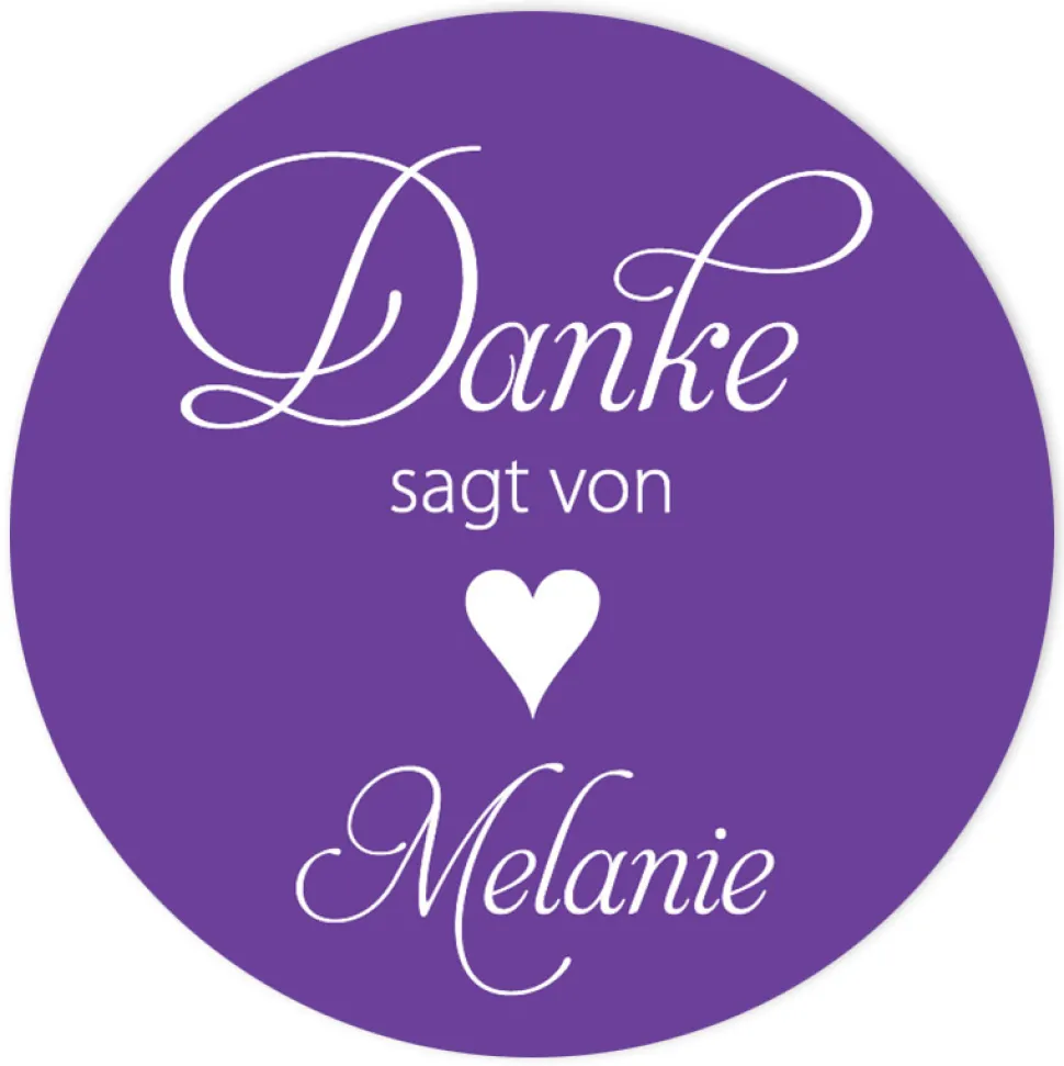 Aufkleber Geburtstag Vintage Elegance
