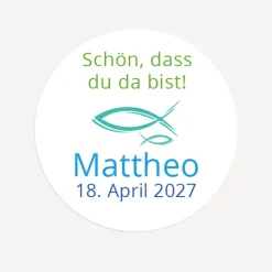 Aufkleber Junge