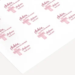 Aufkleber Kommunion Mädchen