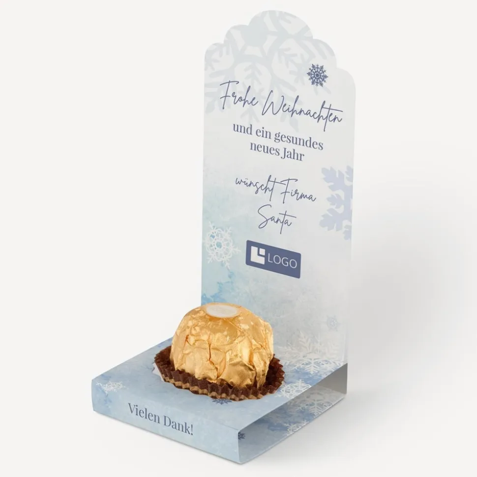 Aufsteller "Schneeflocken" mit Füllung