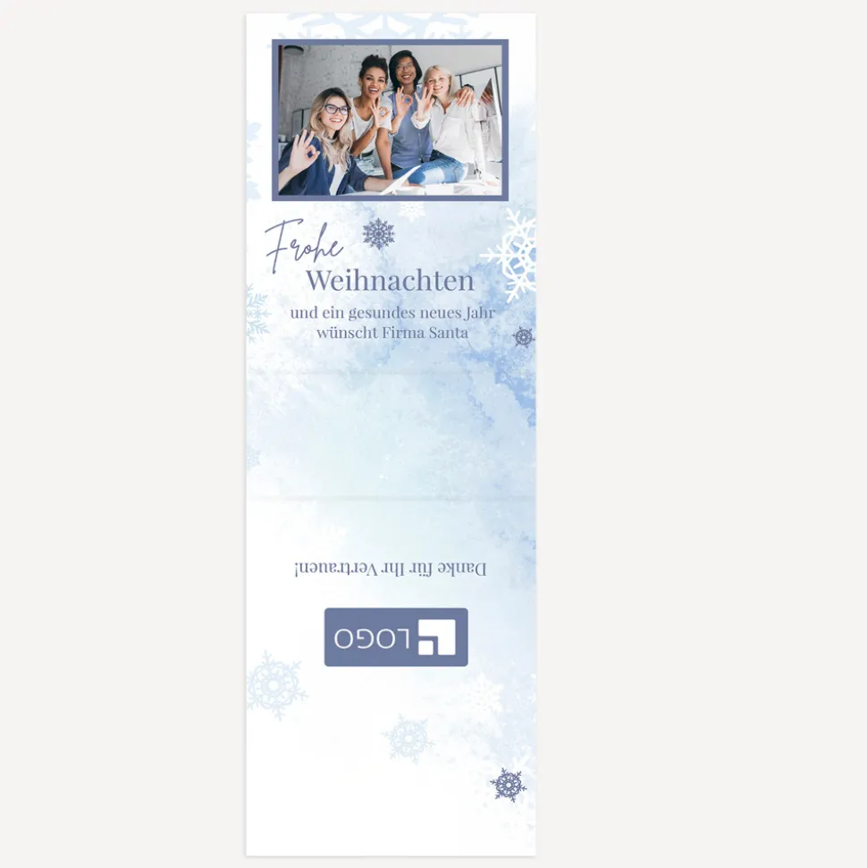 Aufsteller + Tütchen "Schneeflocken" mit 5 Crottendorfer Räucherkerzen "Weihrauch"