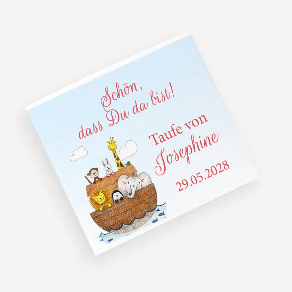 Banderole Mini Schokolade Arche Noah