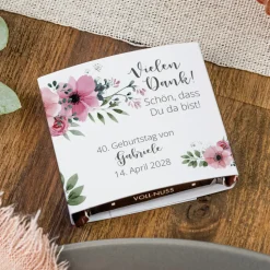 Banderole Mini Schokolade Bohemian Summer personalisiert