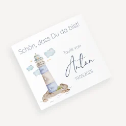 Banderole Mini Schokolade "Leuchtturm"