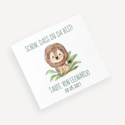 Banderole Mini Schokolade "Löwe Leo"