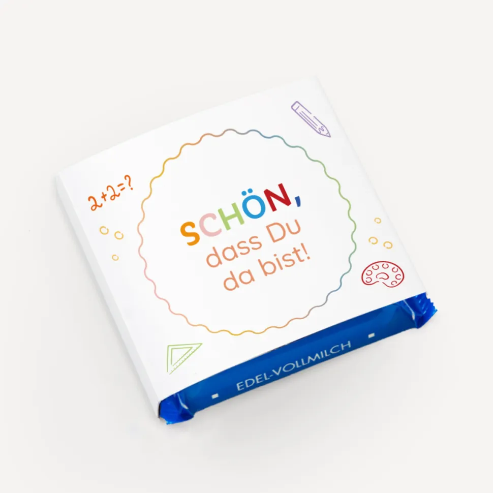 Banderole Mini Schokolade "Schulkind"