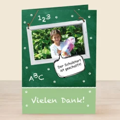 Danksagung Einschulung "Schulanfang"