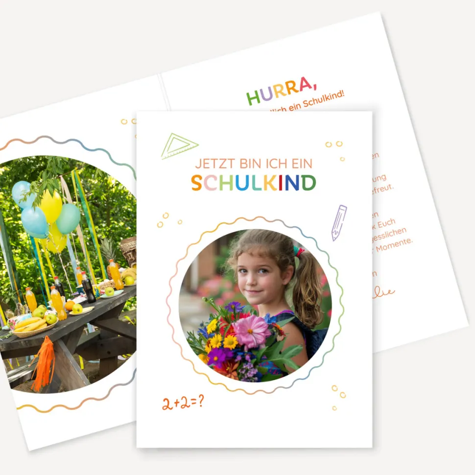 Danksagung Einschulung "Schulkind"