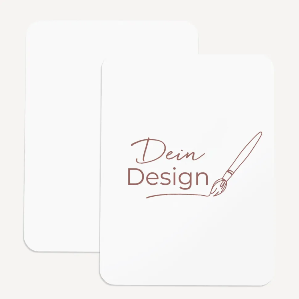 Danksagung runde Ecken mit eigenem Design
