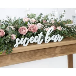 Deko Buchstaben "sweet bar"