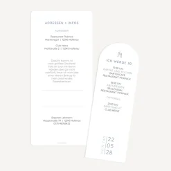 Einladung 30. Geburtstag mit Lesezeichen "Perfect Day"