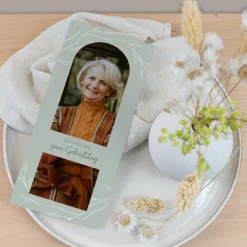 Einladung 70. Geburtstag mit Lesezeichen