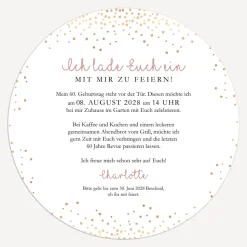 Einladung 60. Geburtstag