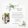 Einladung 60. Geburtstag runde Ecken "Green Magic"