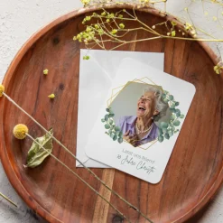 Einladung 70. Geburtstag runde Ecken 