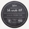 Einladung 80. Geburtstag "Schiefer"