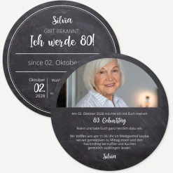 Einladung 80. Geburtstag