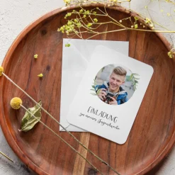 Einladung Jugendweihe runde Ecken