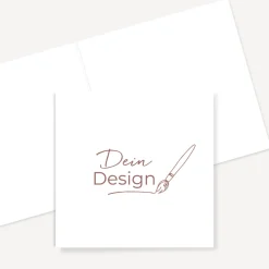 Einladung Klappkarte mit eigenem Design