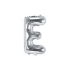 Folienballon Buchstabe "E" silber 35 cm