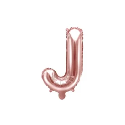 Folienballon Buchstabe "J" roségold 35 cm