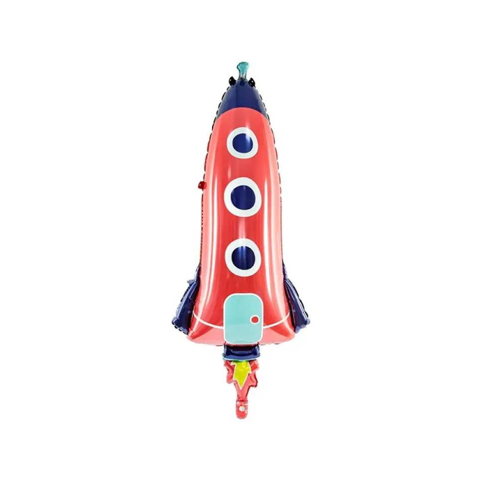 Folienballon "Rakete" 44 x 115 cm