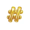 Folienballon "#" Zeichen gold 35 cm