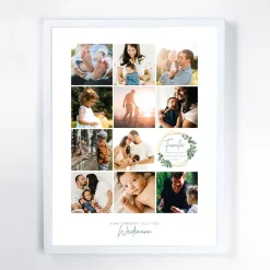 Fotocollage Familie Eukalyptus Geometrie als Download oder Druck
