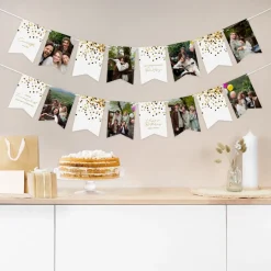 Fotogirlande Geburtstag "Konfettiregen"