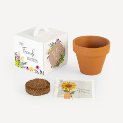 Gastgeschenk Anzuchtset Box 