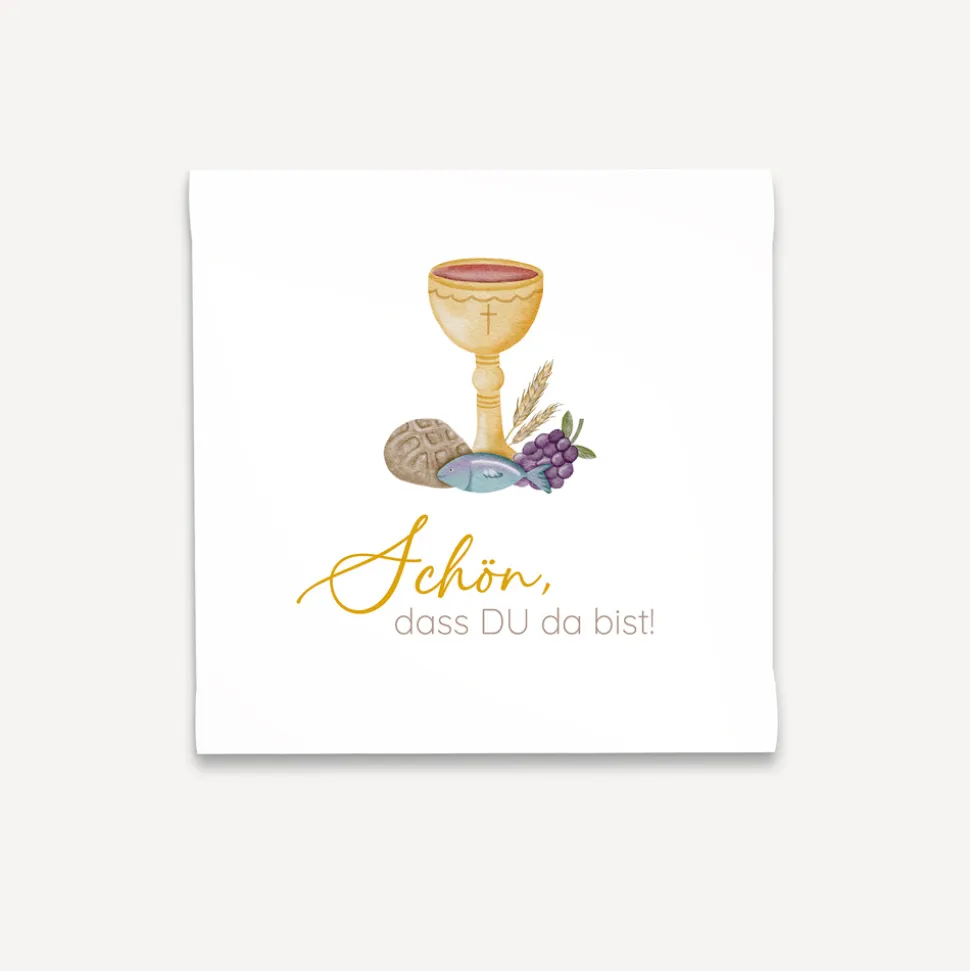Gastgeschenk Anzuchtset Herz "Kommt her und esst!"
