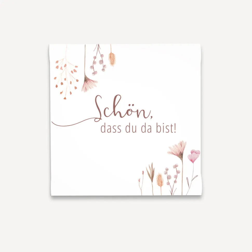 Gastgeschenk Anzuchtset Herz "Wild Flowers"
