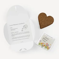 Gastgeschenk Anzuchtset Herz