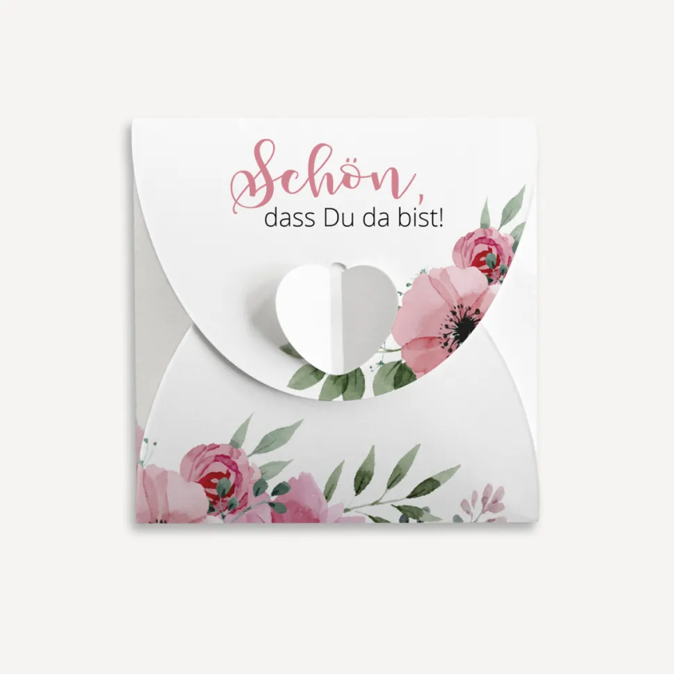 Gastgeschenk Anzuchtset Herz "Bohemian Summer"
