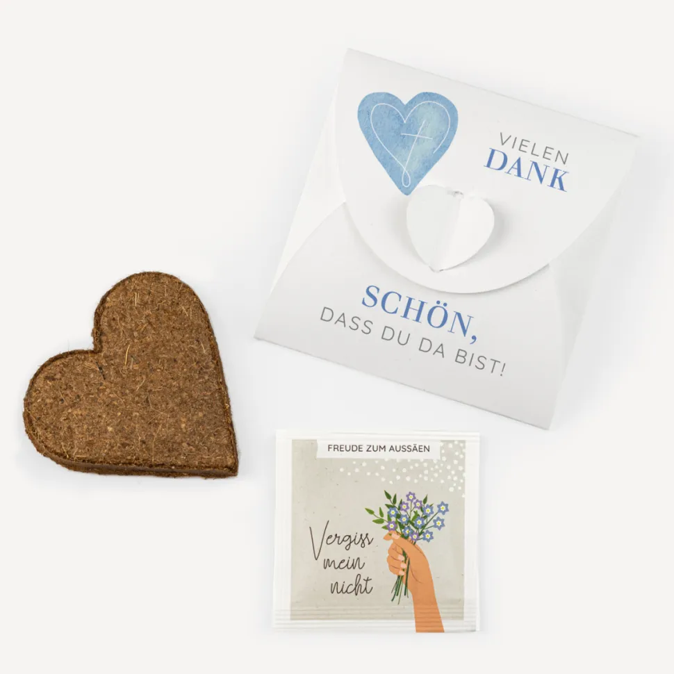 Gastgeschenk Anzuchtset Herz "Herz"