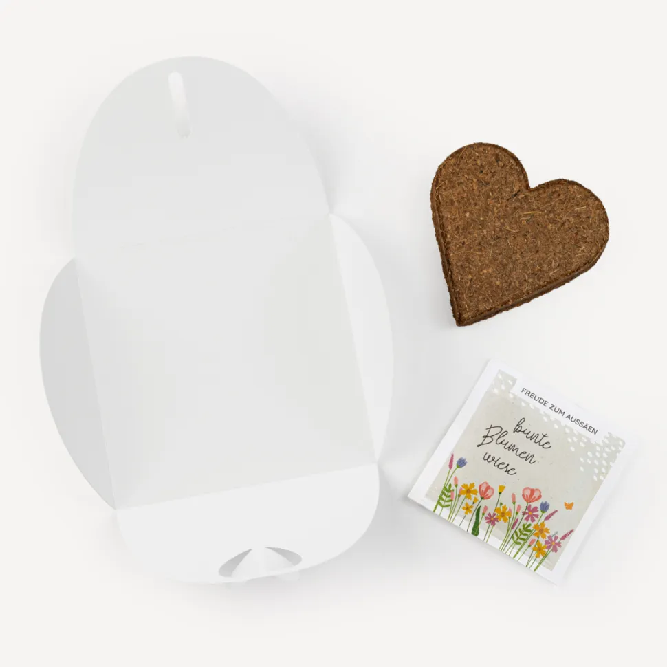 Gastgeschenk Anzuchtset Herz "Herz"