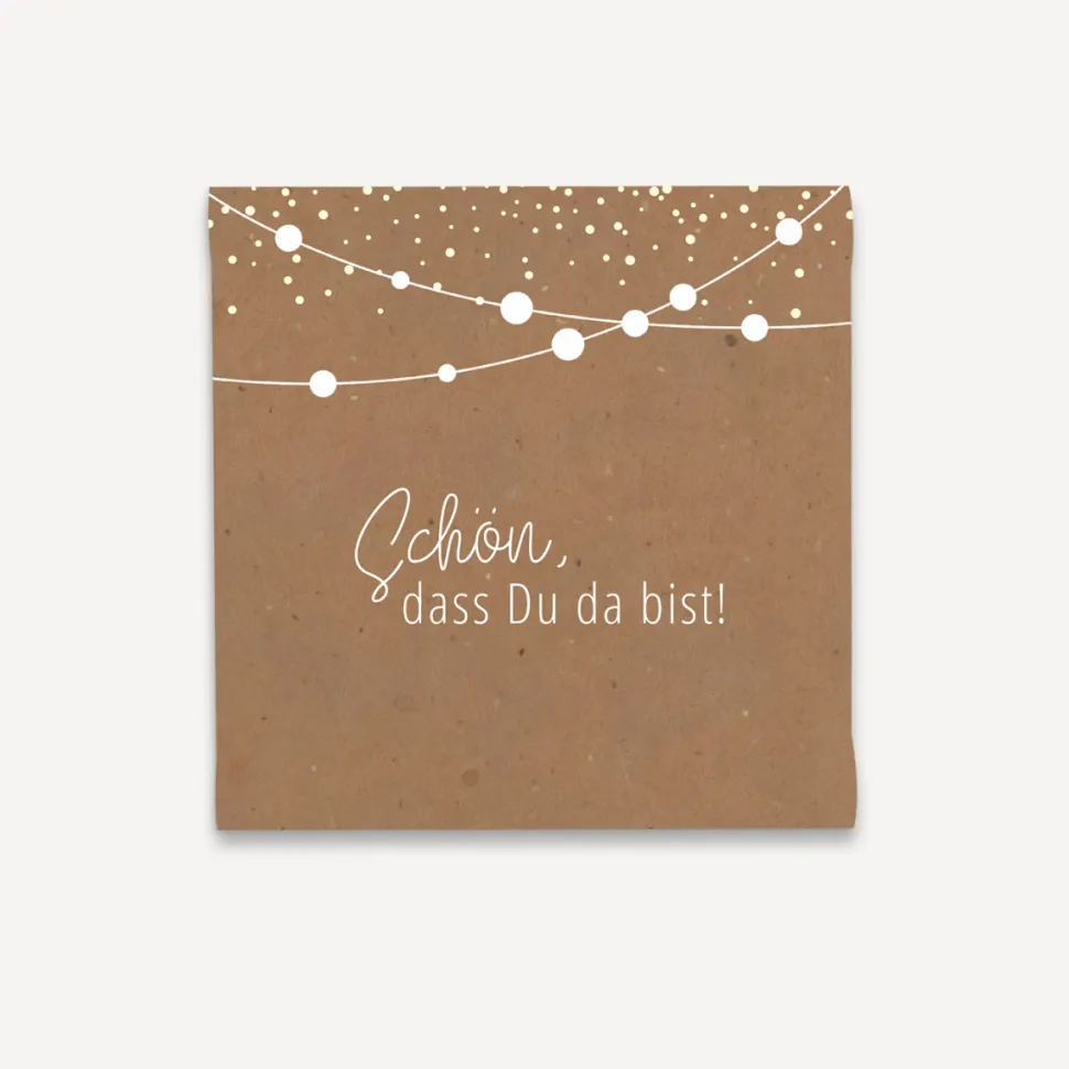 Gastgeschenk Anzuchtset Herz "Party Lights"