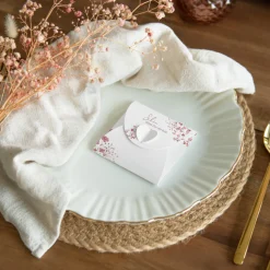 Gastgeschenk Anzuchtset Herz "Trockenblumen Blush"