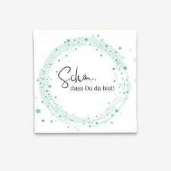 Gastgeschenk Anzuchtset Herz "Sterne"