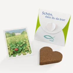 Gastgeschenk Anzuchtset Herz Junge