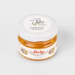 Gastgeschenk Blütenhonig mit Aufkleber "Green Magic"