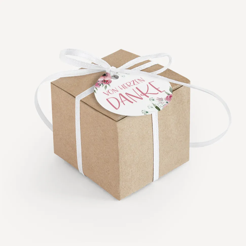 Gastgeschenk Box + Anhänger "Bohemian Summer"