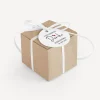 Gastgeschenk Box + Anhänger "Kalligrafie"