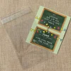 Gastgeschenk Einschulung Tüte transparent + Etikett "Hurra Schulkind"