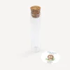 Gastgeschenk Glasröhrchen mit Korken und Aufkleber "Löwe Leo"
