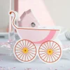 Gastgeschenk "Kinderwagen" rosa